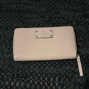 Kate Spade Light Pink Leather Wallet